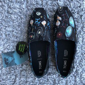 Tom’s Black Glow In The Dark Cosmic Wonder Print Canvas